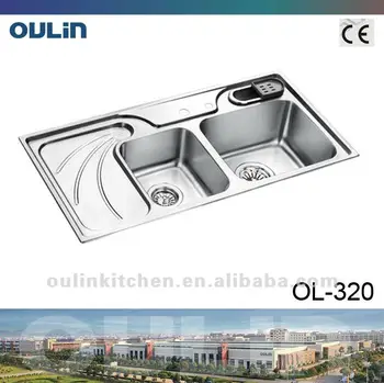 Oulin Stainless Steel Kitchen Sink Undermount Porcelain Kitchen Sink Ol 320 Buy Stainless Steel Kitchen Sink Stainless Steel Kitchen