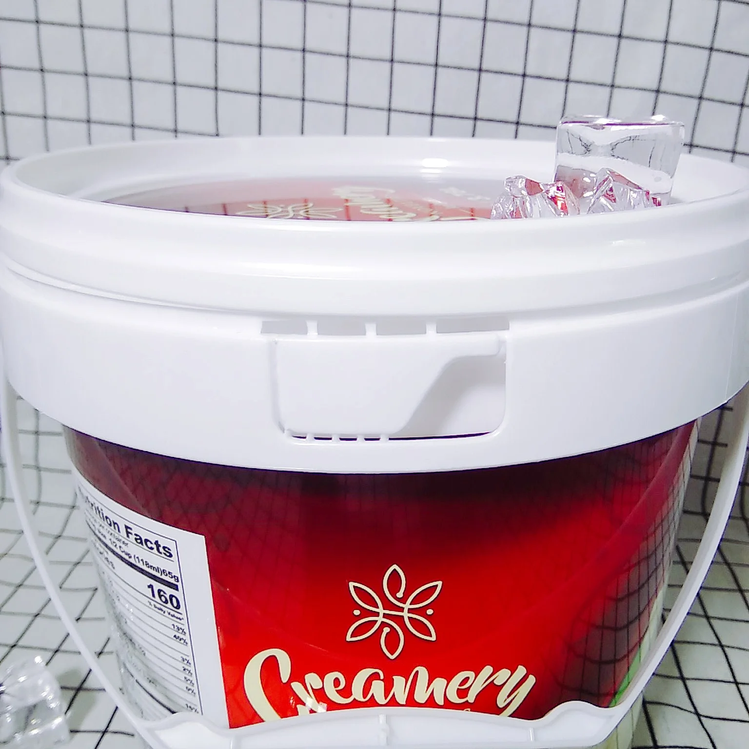 Food Grade 1 Gallon Plastic Bucket For Ice Cream Sauce Powder Buy
