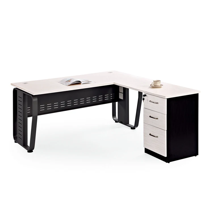 Foshan Furniture L Shaped Top Unique European Table Office Desk