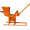 single man operated machine for adobe bricks, 100% manual adobe clay brick making machinery