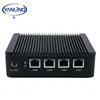 Yanling 4 lan pfsense mini computer with E3845 quad core mini itx motherboard linux firewall computer host machine support AES-N