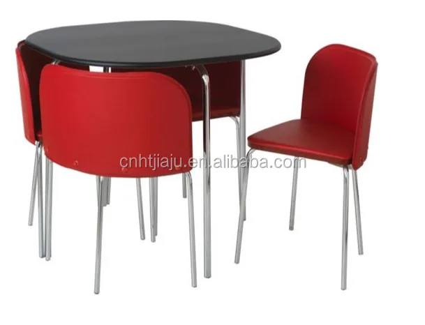 Restaurant Plastic Black And Red Dining Tables And Chairs Set Buy Plastic Dining Table And Chair Restaurant Dining Tables And Chairs Black And Red Dining Table Set Product On Alibaba Com