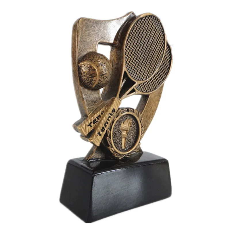 树脂奖杯供应商手工制作的网球奖