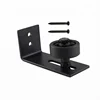 Smooth Sliding Barn Door Guide with Adjustable Stay Roller Wheel Heavy Duty Steel Bottom Rollers Wall Mounted