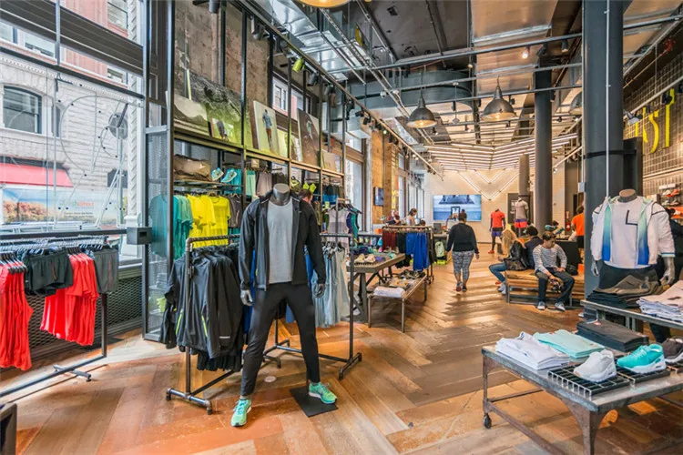 Retail Sportswear Store Equipment Industrial Sport Shop Interior Design