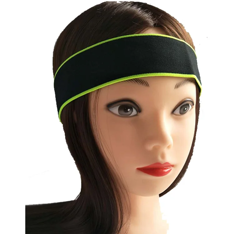 Bulk Thin Custom Headband Jacquard Elastic Printed Nylon Headbands Yoga
