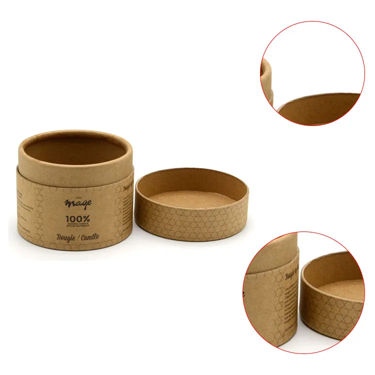 天然和再生蜡烛纸管包装定制圆形纸板管