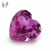 AAAAA Synthetic Heart Ruby #2 Pink Ruby Stone