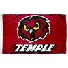 3*5ft Good quality Temple University flag for decoration