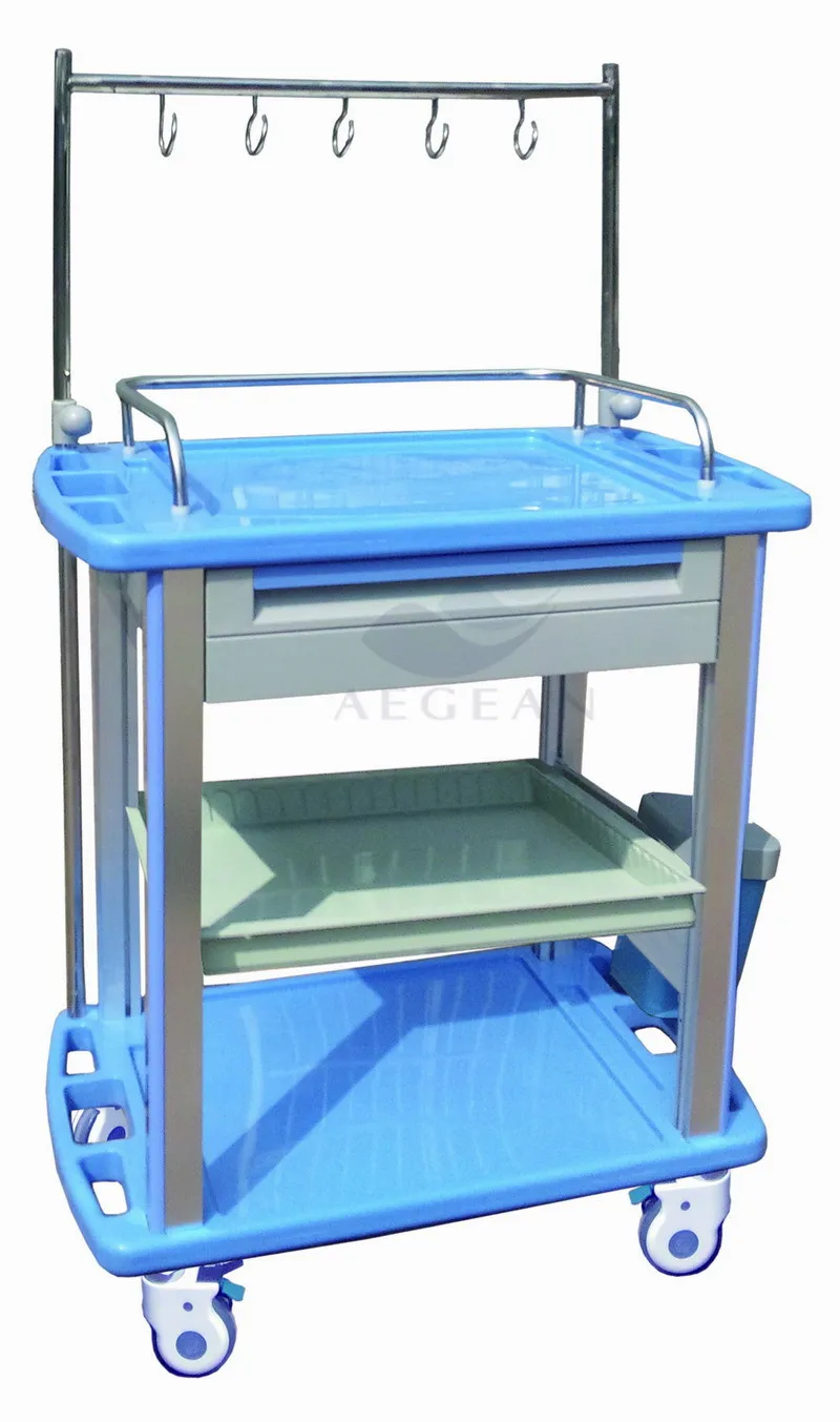 Agit003a3 Abs Material Height Adjustable Iv Pole Hospital Treatment