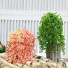 Flowerking Brand factory direct high quality five forks lover tear wall hanging artificial succulent plant for vertical wall