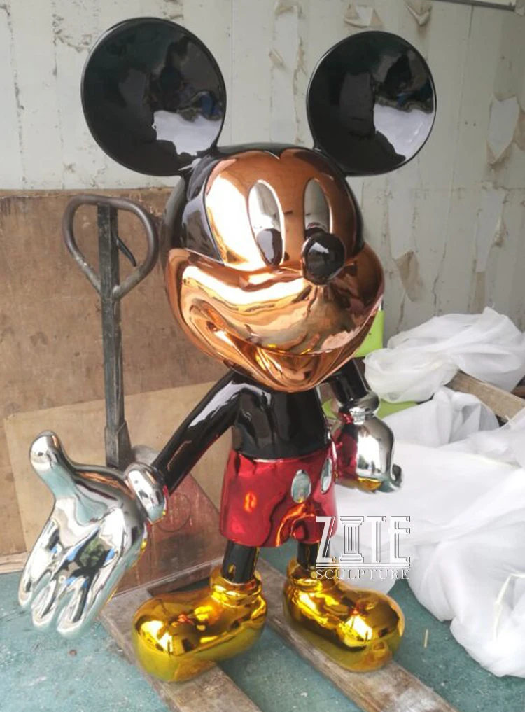 mickey mouse designer statue