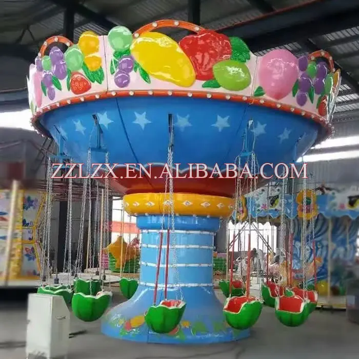 amusement park trailer fruit flying chair ride