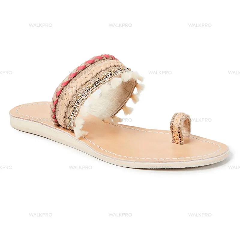 tassel flip flops