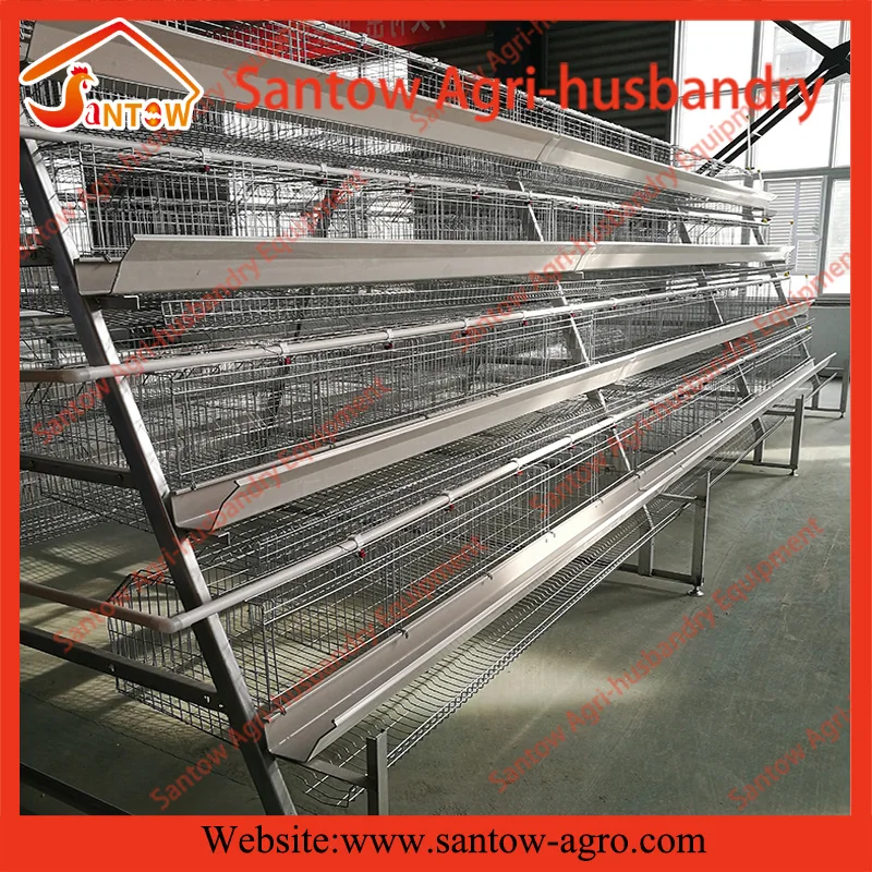 Automatic chicken cages hot galvanized poultry cage cheap price battery cage design for Uganda Nigeria Kenya Africa Philippines