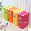 colorful plastic bin for office use