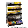 New Retail Counter store metal wire 5 Tier food snack Candy shelf display