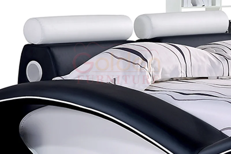 Unique Design Sex Bed Furniture With Led Lights G1048