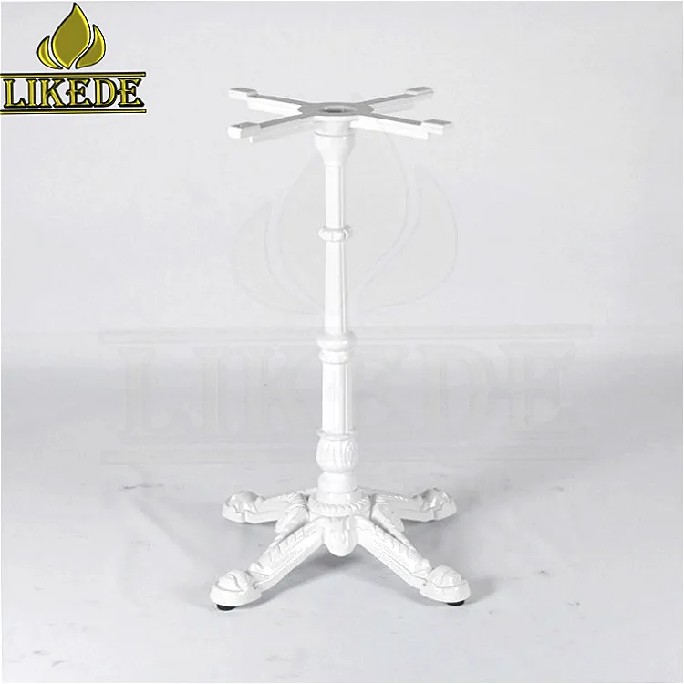 Classic Antique Western Style Cast Iron Marble Table Base Adjustable Dining Table Legs for Apartment Use