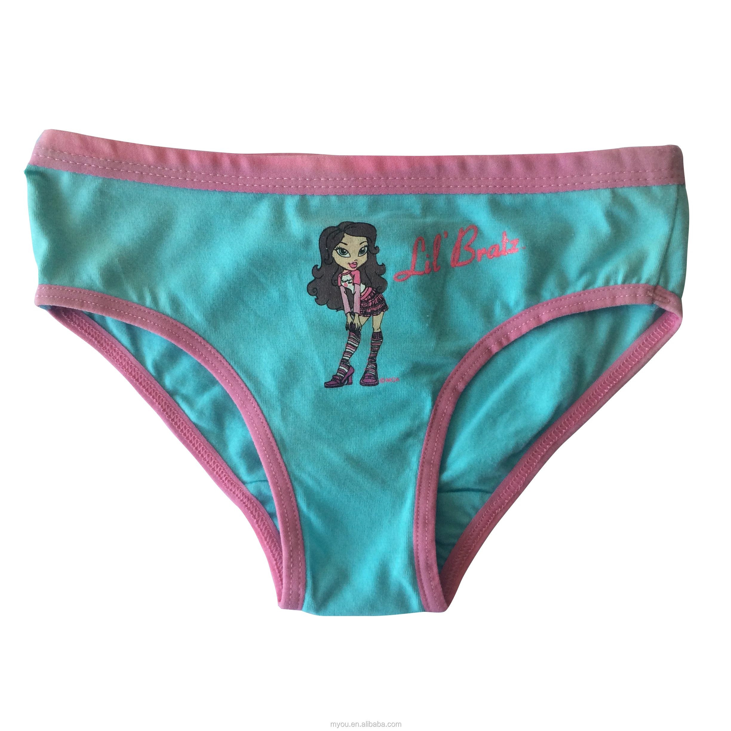 Little girls vest underwear set pure cotton top girl underwear, View