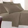 cotton polyester microfiber brushed bed sheets