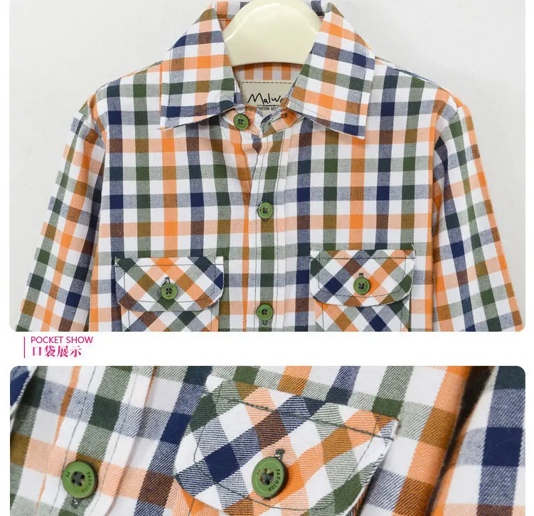 New Classic Plaid children brand blouse Fashion The Prince Kids Baby Boys Tops Dance Party Classic Plaid Long Sleeve Shirt