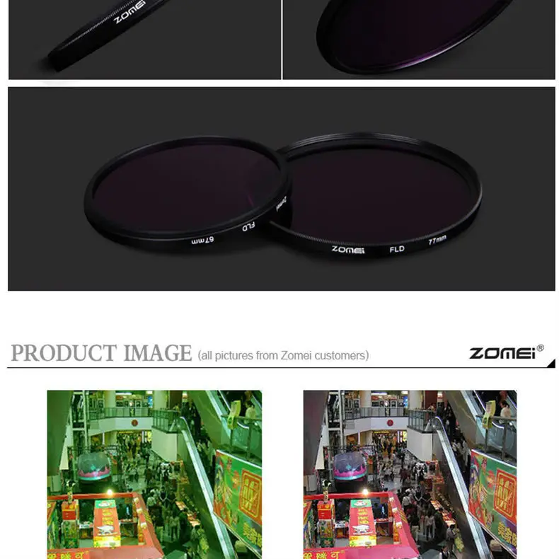 Zomei Camera Filter 55mm Fld Deluxe Filter For Dslr Slr Camera Buy Camera Filter,Fluorescent