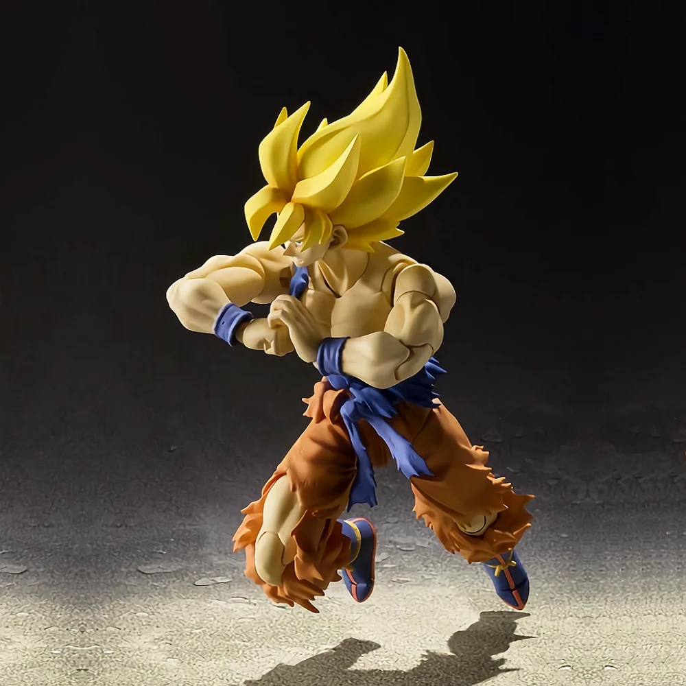 Bandai S.h. Figuarts Dragon Ball Z Super Saiyan Goku Action Figure ...