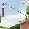 Factory directly decorative wrought iron garden deck hook