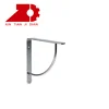 Customized bending 90 degree stainless steel sus304 metal frame corner shelf bracket