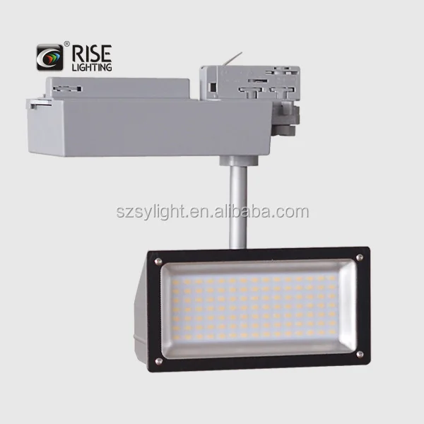 Competitive price 38w flat led track lighting fixtures 100LM/W 5 years warranty