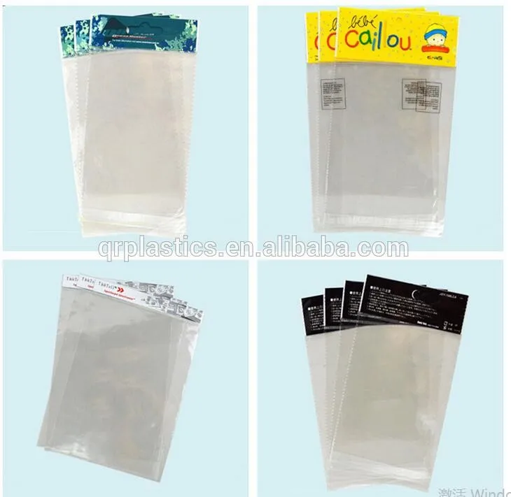 Sachet Plastique High Quality Opp Plastic Bag Printed Opp Bag With