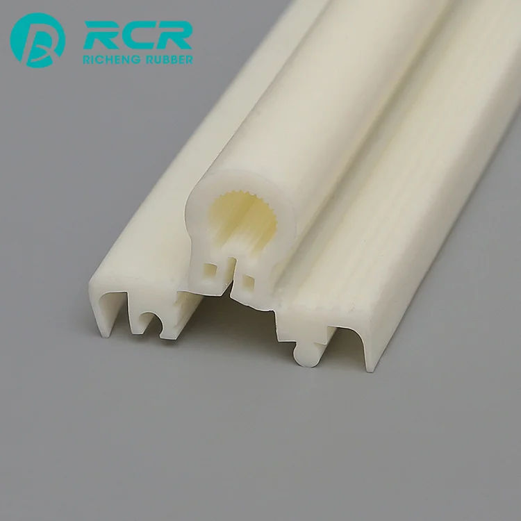 Customized Color Solid Silicone Shower Door Seal Strip For Home