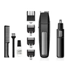 Battery-Operated Water Resistant Dual Edge Blades Electric Nose Ear Hair Trimmer for Men