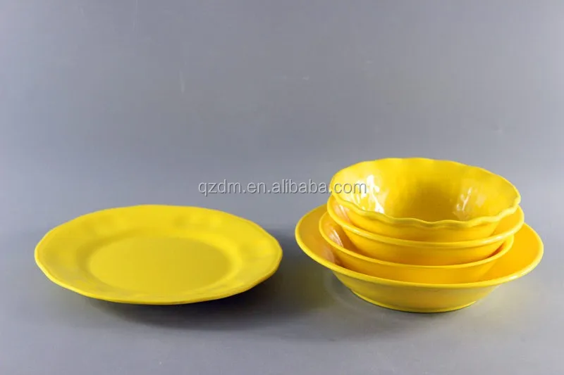 Solid Melamine Dinnerware Set Tableware Set