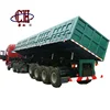 Side dump trailer dump trailer 3 axle tipper trailer for coal transportation for sale