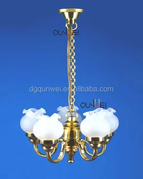 Dollhouse Miniature Decorative Hanging Ceiling Chandelier 12v Or Led Dollhouse Miniature Decorative Hanging Ceiling Chandelier 12v Or Led Lights Qw24057