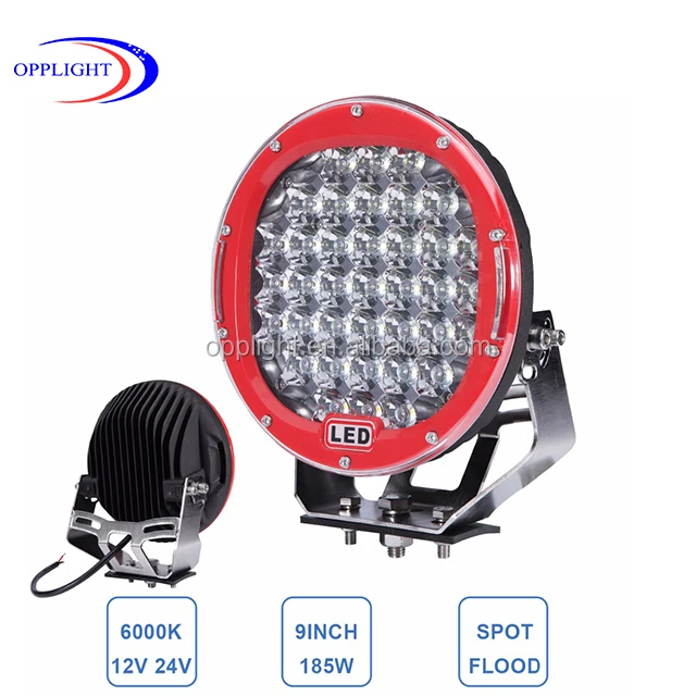 4x4 offroad  185 watt driving lamp, Euro great white 185 led spot light, Narva 4wd off road 185w led driving light