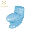 MEIYANI cheaper toilet washdown ceramics one piece colorful toilet luster glaze toilet