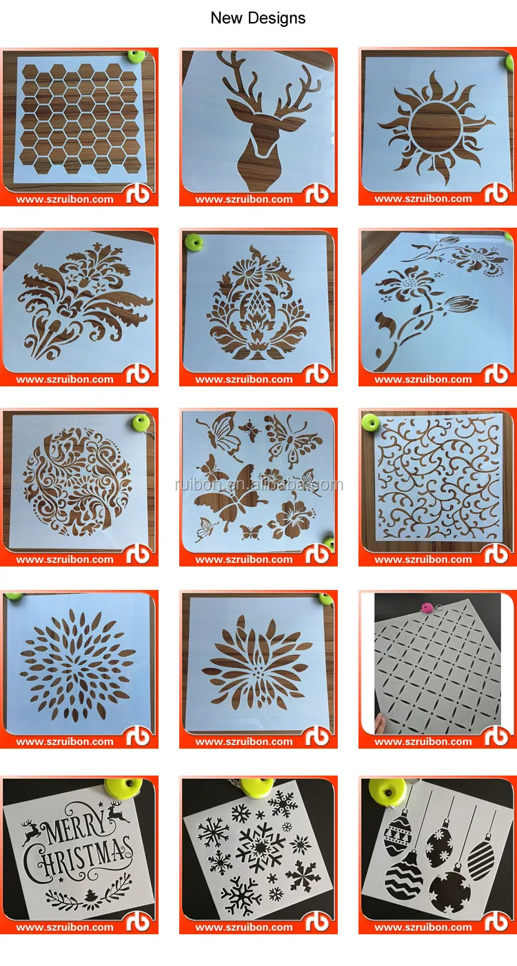 Brick Stencil,Reusable Painting Stencil,Wall Painting Stencils Buy