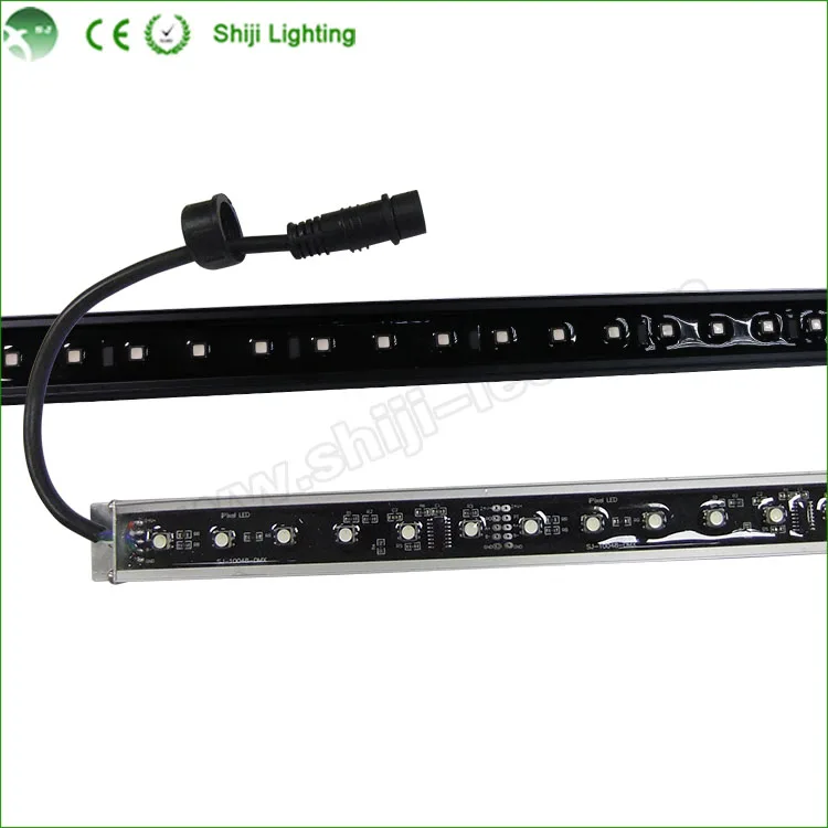 Programmable 48pixels Dimmable Rgb Led Bar Dmx Aluminium Angle Stick