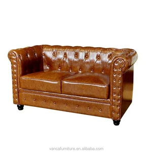 Venice Extra Long Navy Blue Leather Sofa