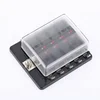 Plug fuse holder multi-way automobile fuse box