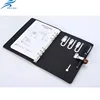 high quality luxury business gift set wireless powerbank charger notebook with pen