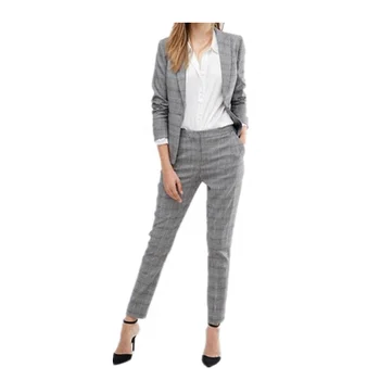 ladies formal pant coat check suits designer pants larger