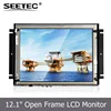 OEM service 12'' Wire Resistive Touchscreen frame displays with HDMI VGA