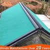 Glass house roof Remote Retractable Aluminium alloy retractable awnings parts