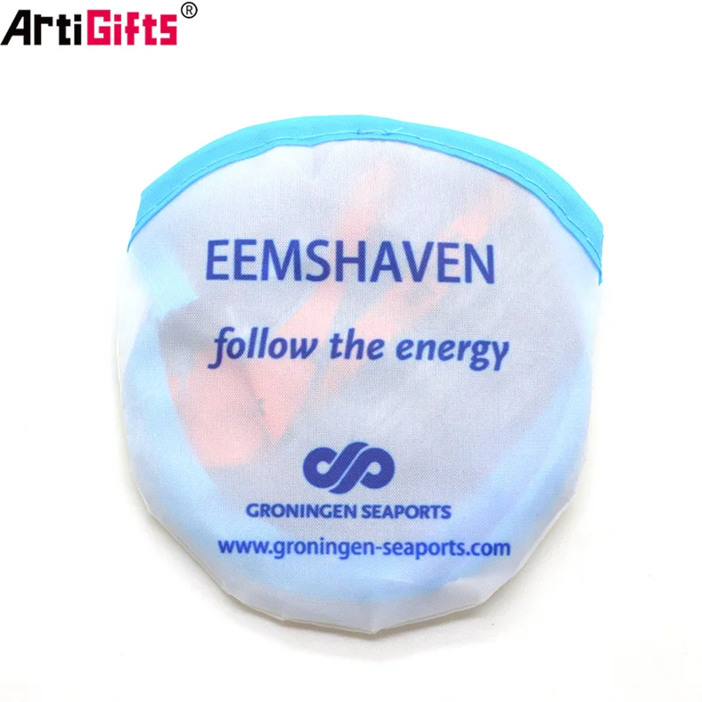 Manufactory Production customized foldable flying disc with a pouch