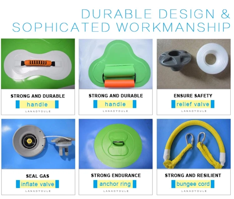 inflatable water floating park island