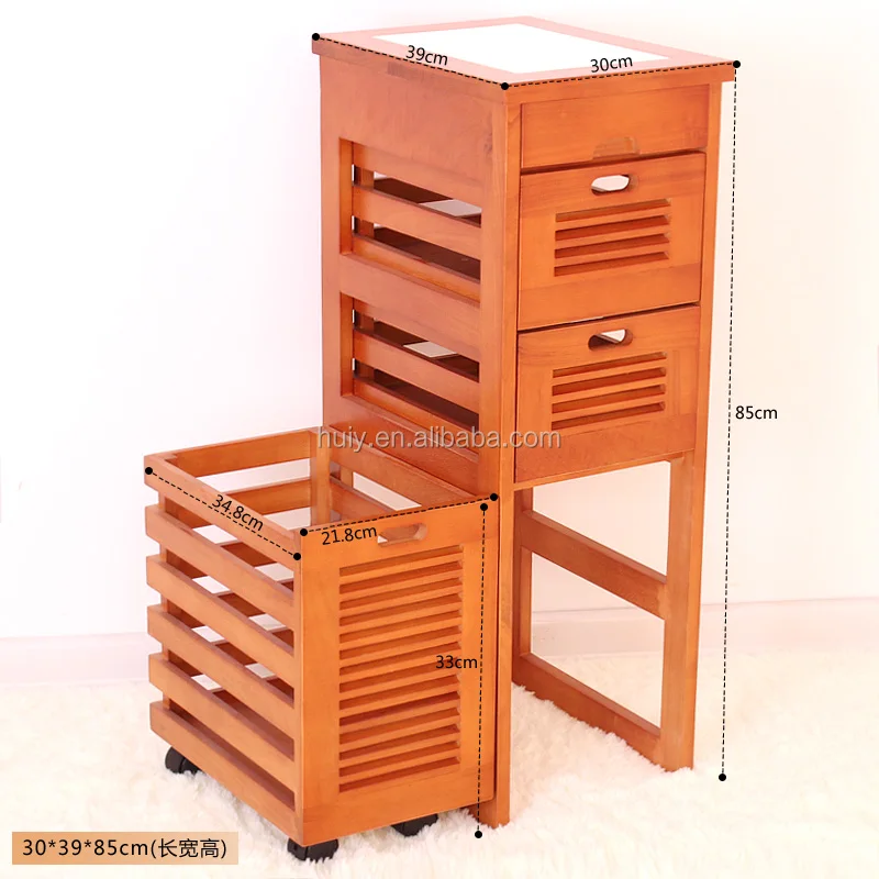 Restaurant Wooden Kitchen With Drawers Made In China Storage